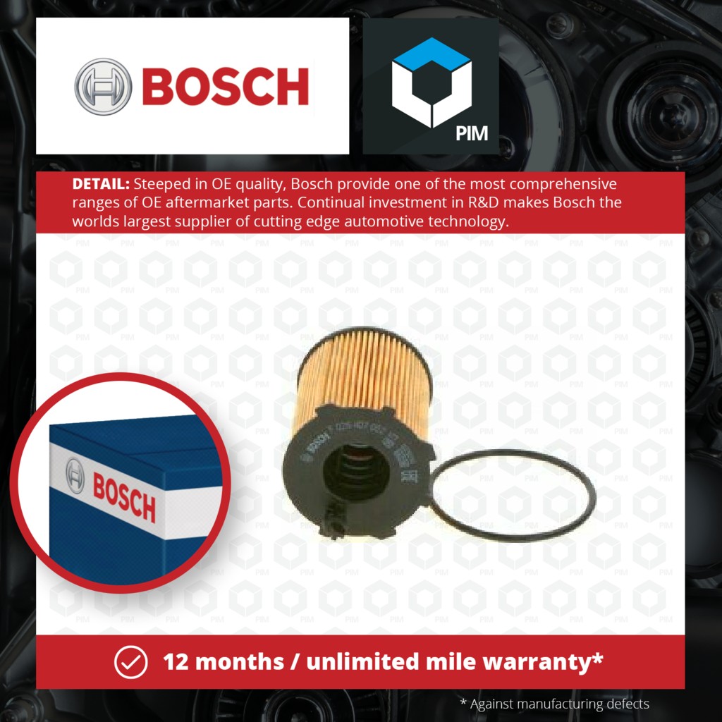 Bosch Oil Filter F026407082 [PM874516]