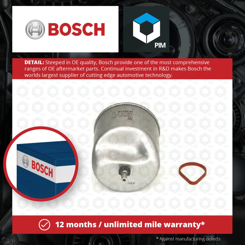 Bosch Fuel Filter F026402862 [PM874514]