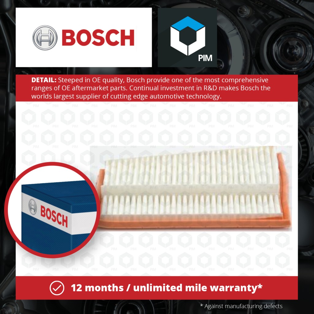 Bosch Air Filter Right F026400389 [PM874486]