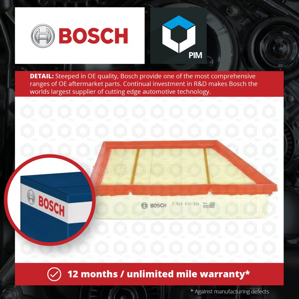 Bosch Air Filter F026400324 [PM874476]