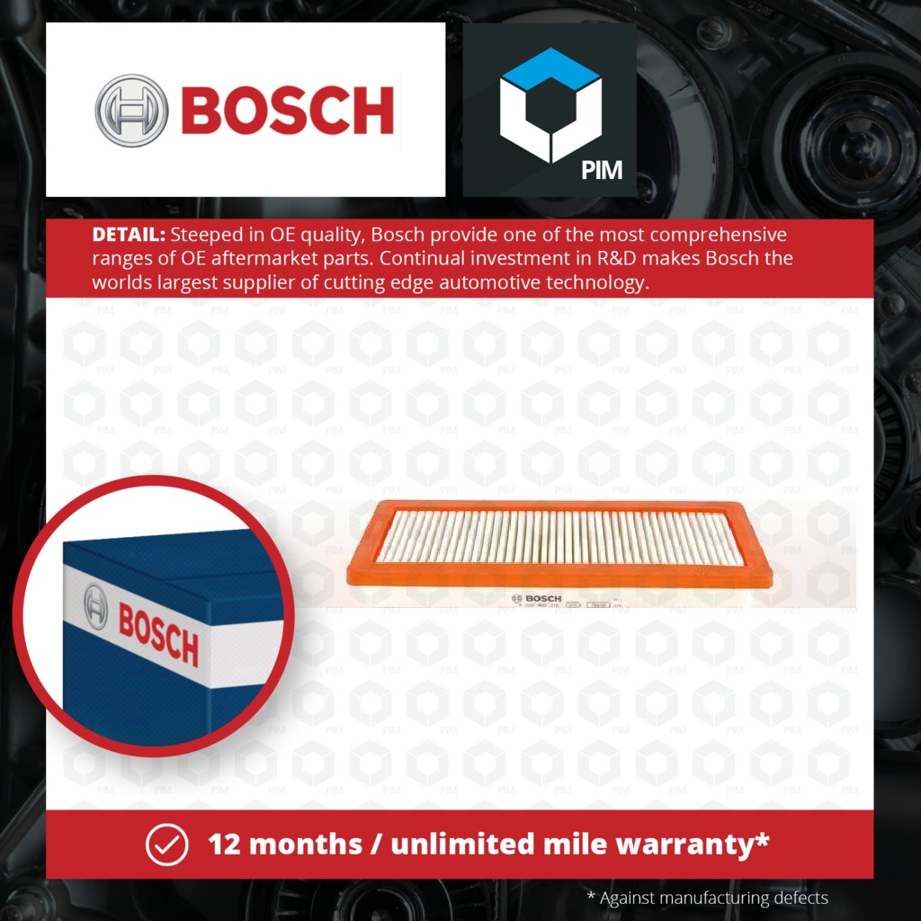 Bosch Air Filter F026400219 [PM874463]