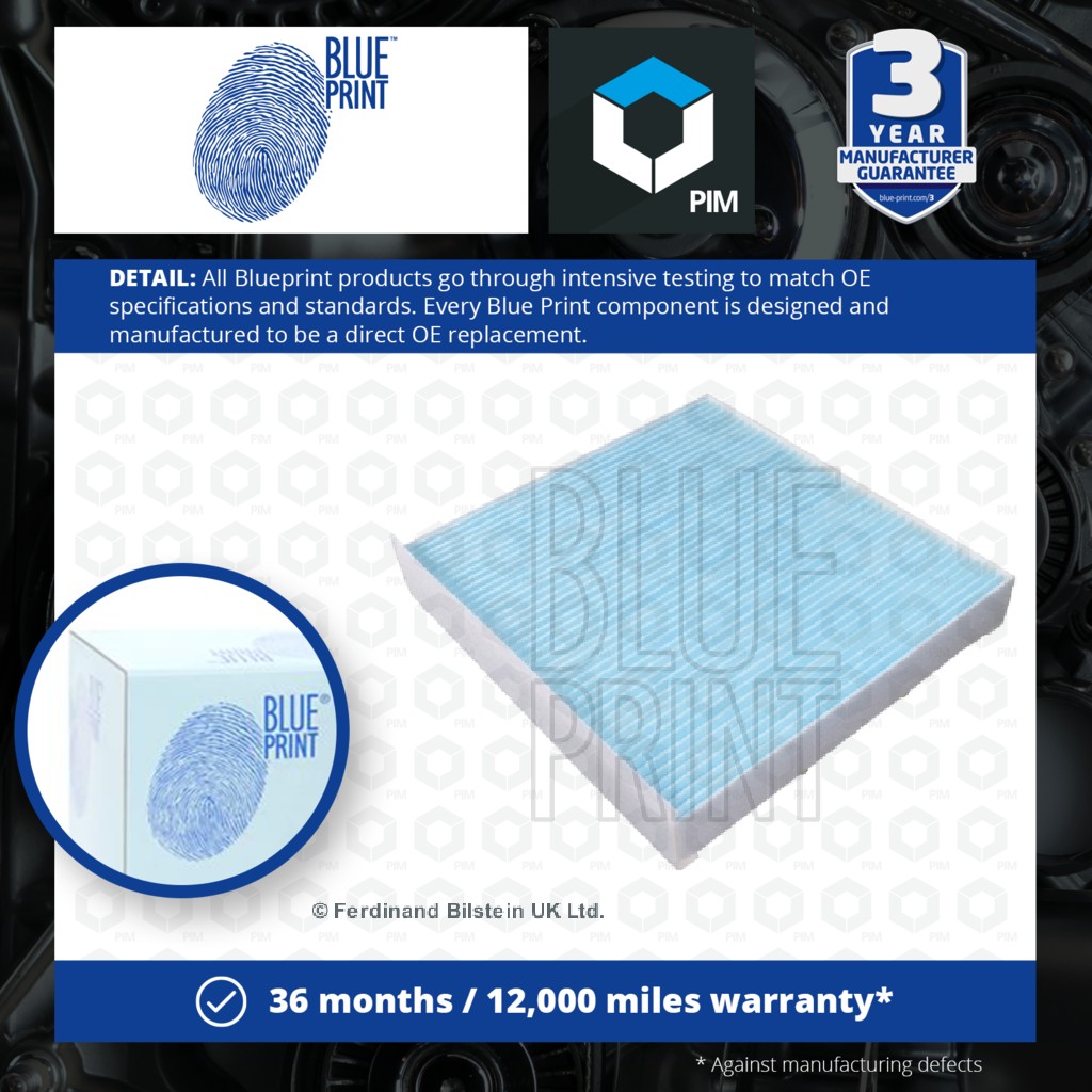 Blue Print Pollen / Cabin Filter ADL142508 [PM873325]