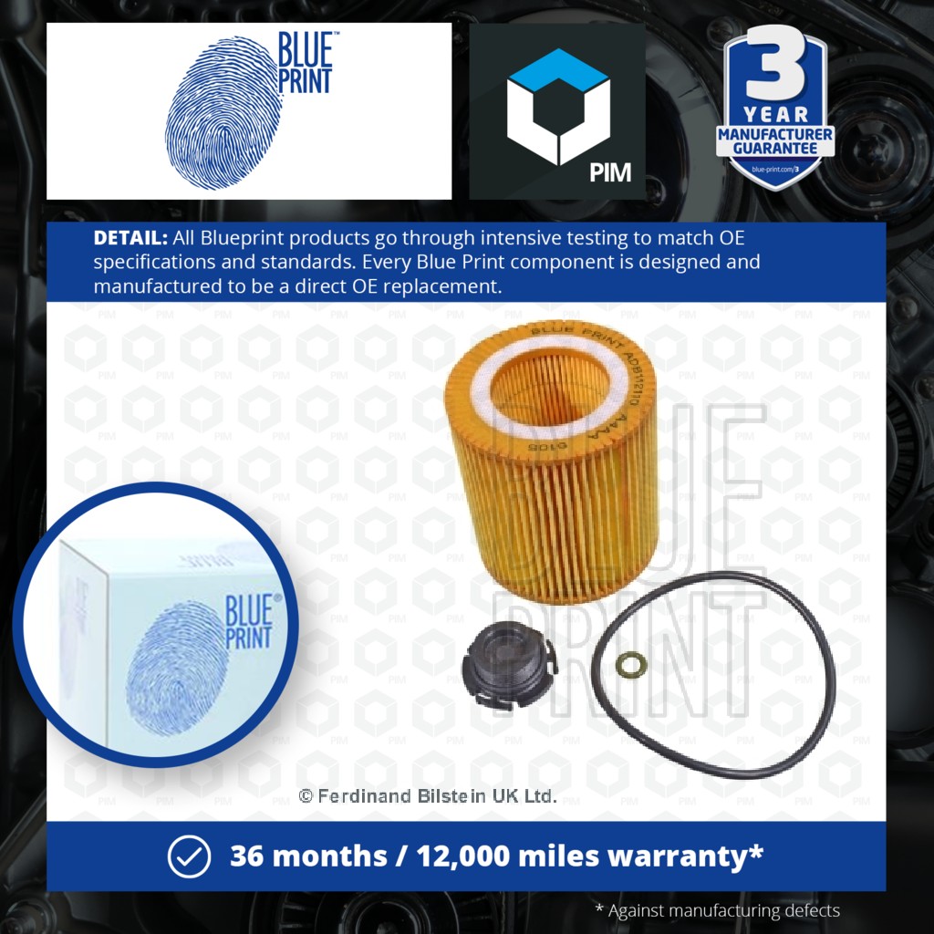 Blue Print Oil Filter ADB112110 [PM873197]