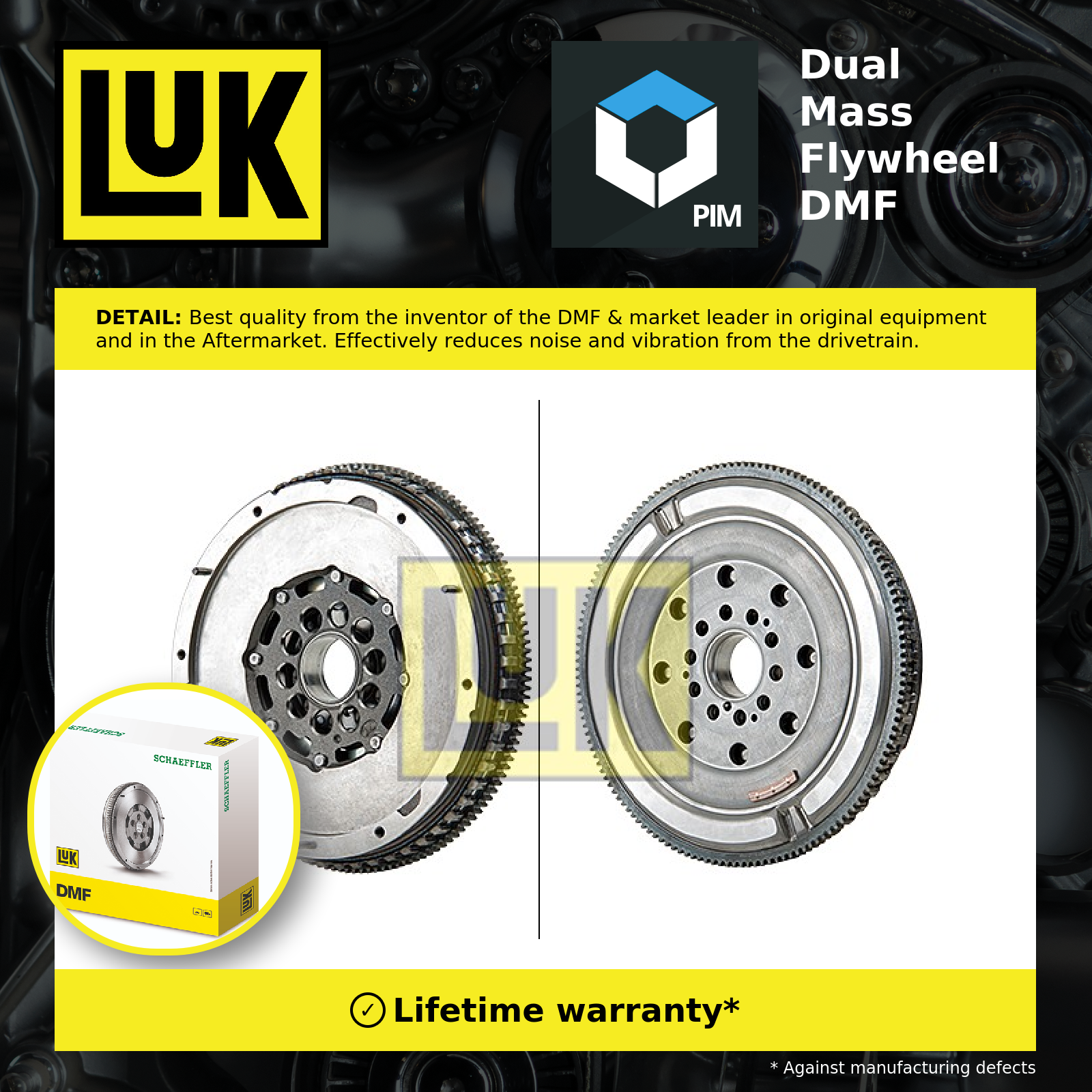 Dual Mass Flywheel DMF fits VOLVO XC70 Mk2 2.0D 10 to 15 D5204T2 LuK 31256968