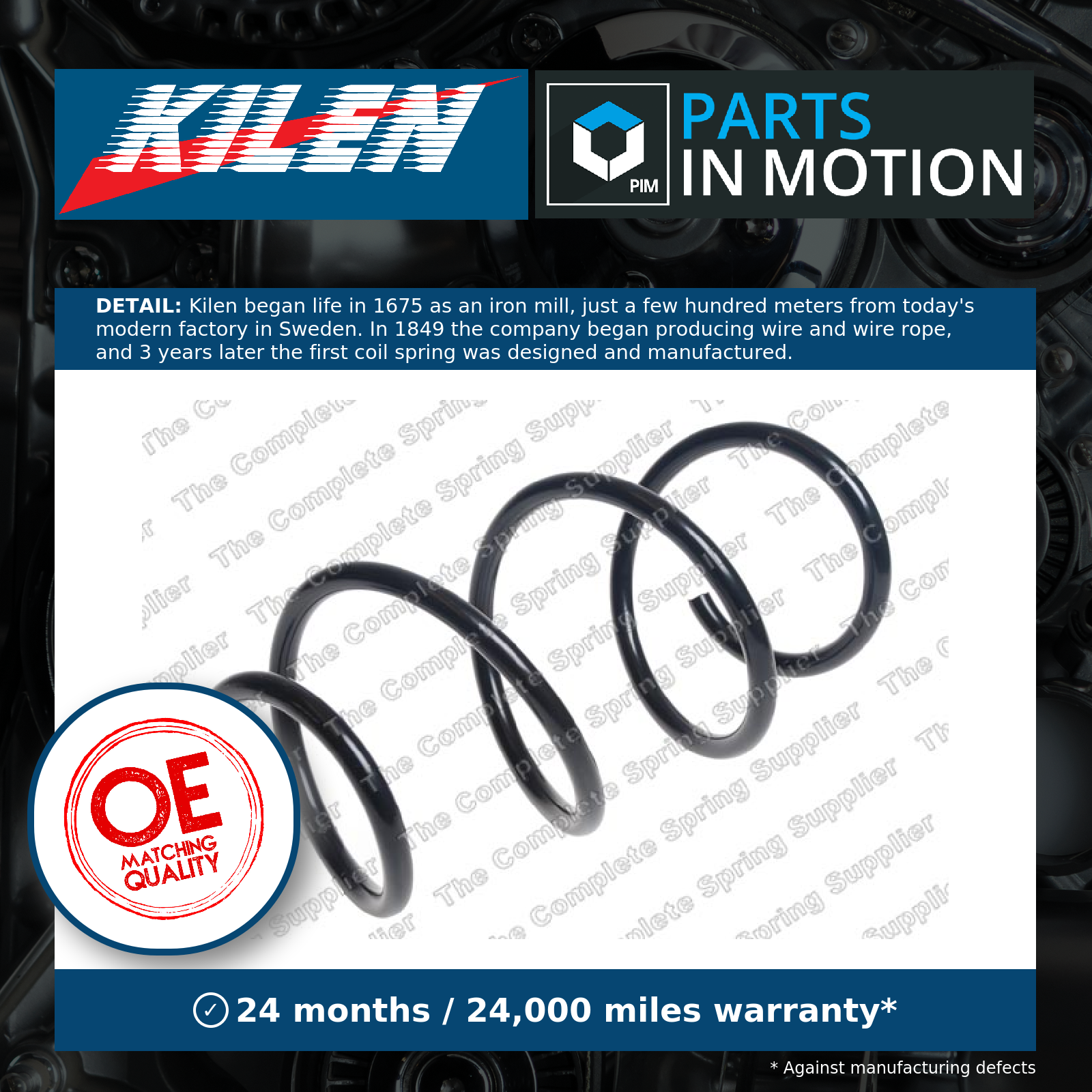 Coil Spring fits MERCEDES CLA200 C117 2.2D Front 14 to 19 OM651.930 Suspension - Image 7