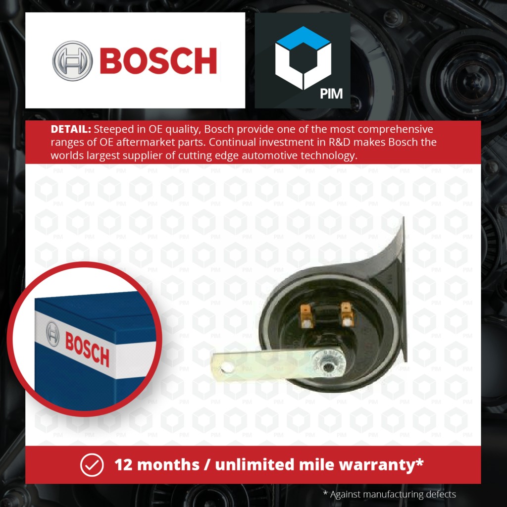 Bosch Air Horn 0986AH0502 [PM870588]