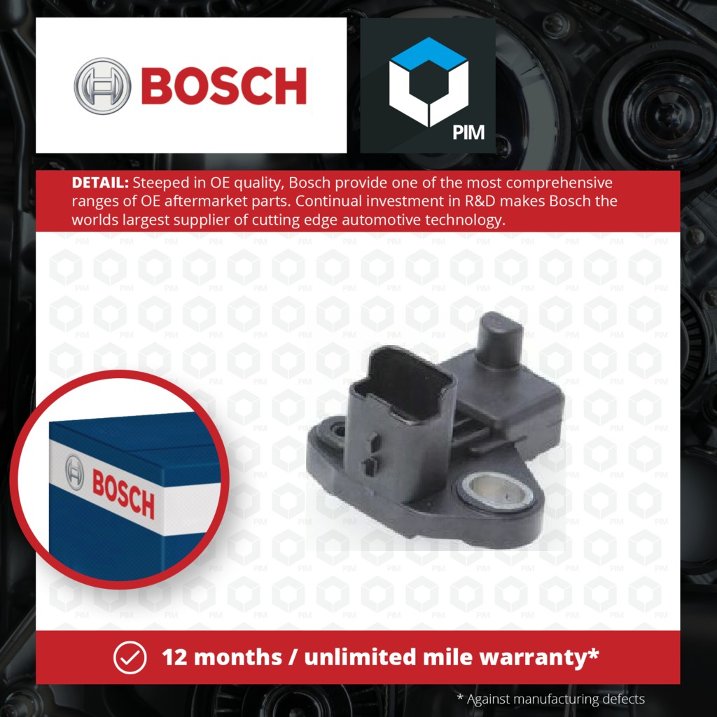 Bosch RPM / Crankshaft Sensor 0986280419 [PM870525]
