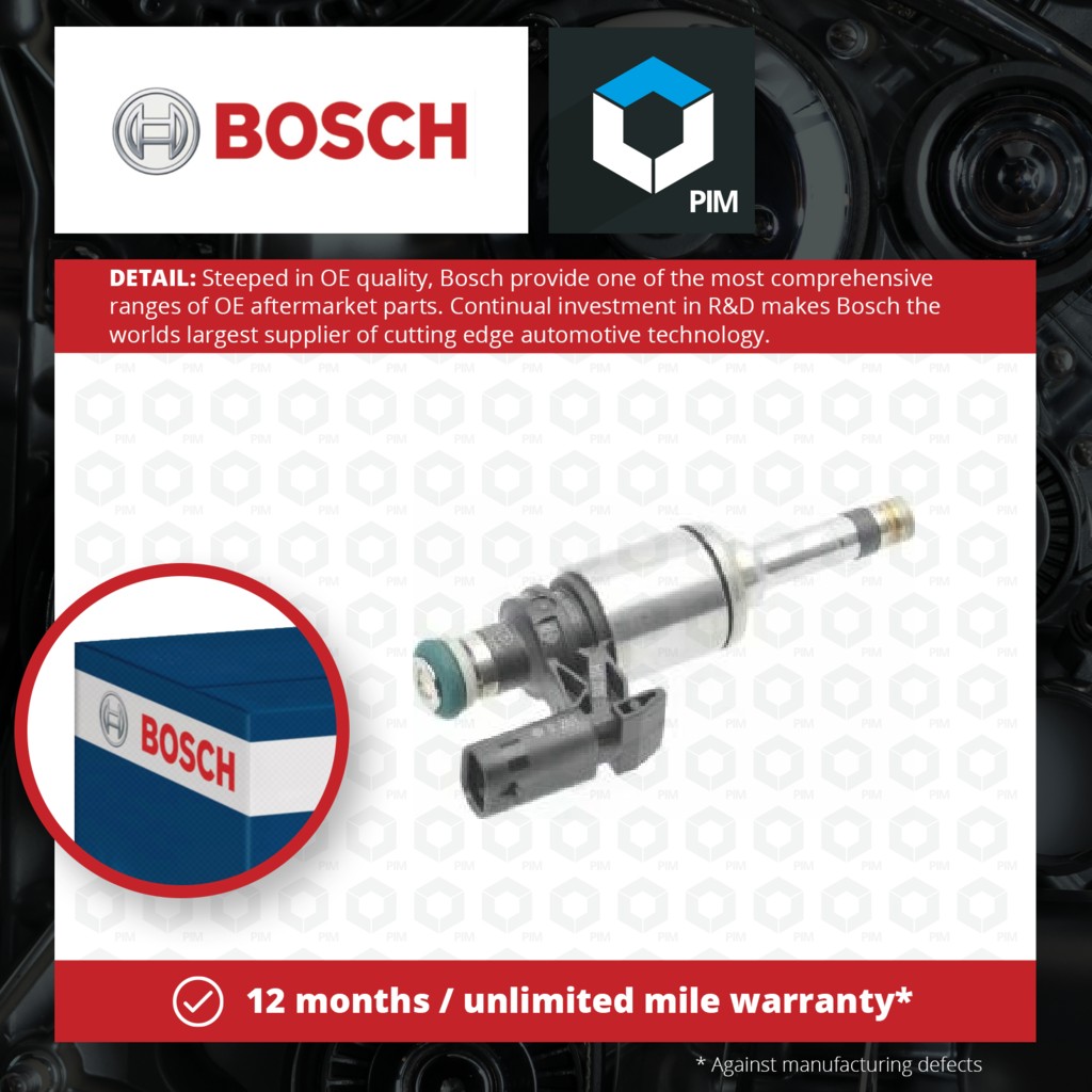 Bosch Petrol Fuel Injector 0261500160 [PM870306]