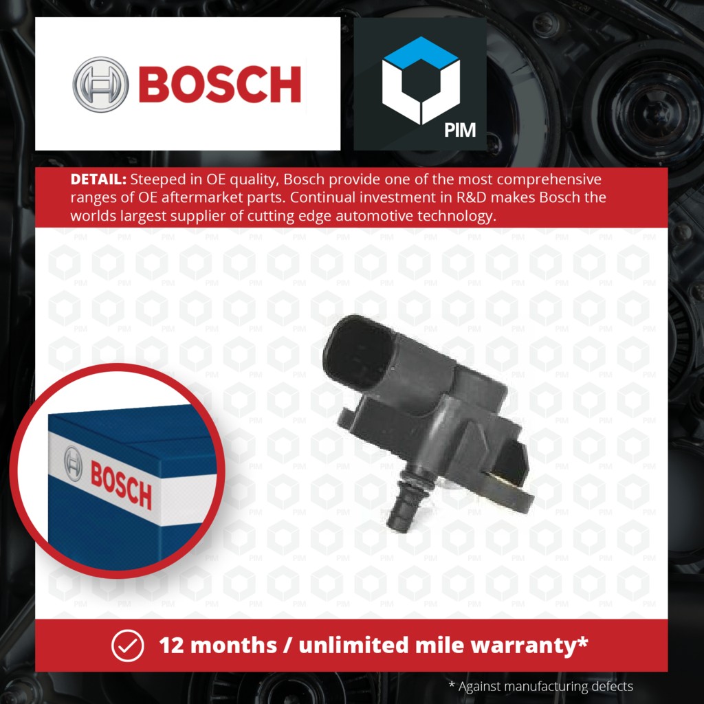 Bosch Boost Pressure Sensor 0261230439 [PM870305]
