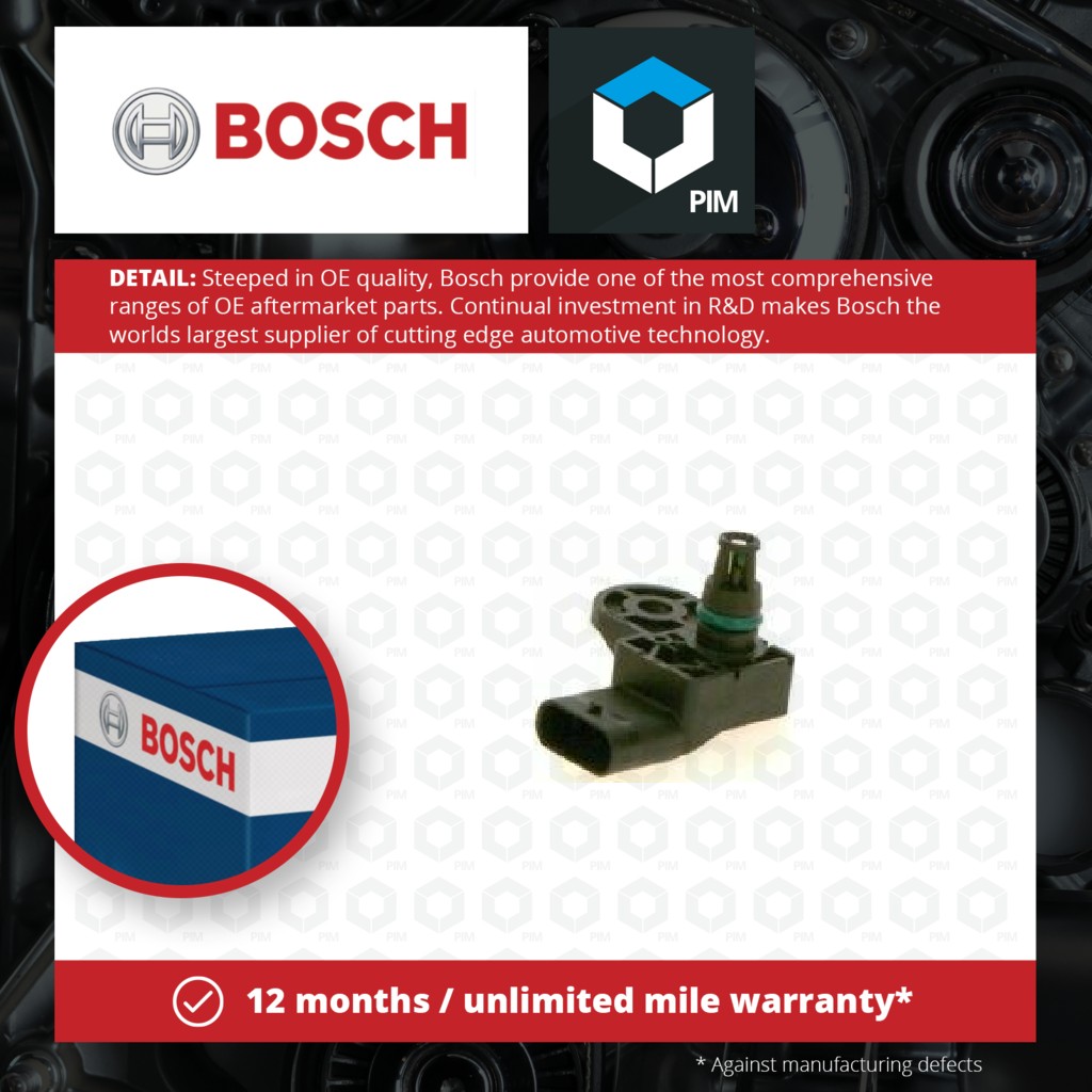 Bosch MAP Sensor 0261230254 [PM870303]