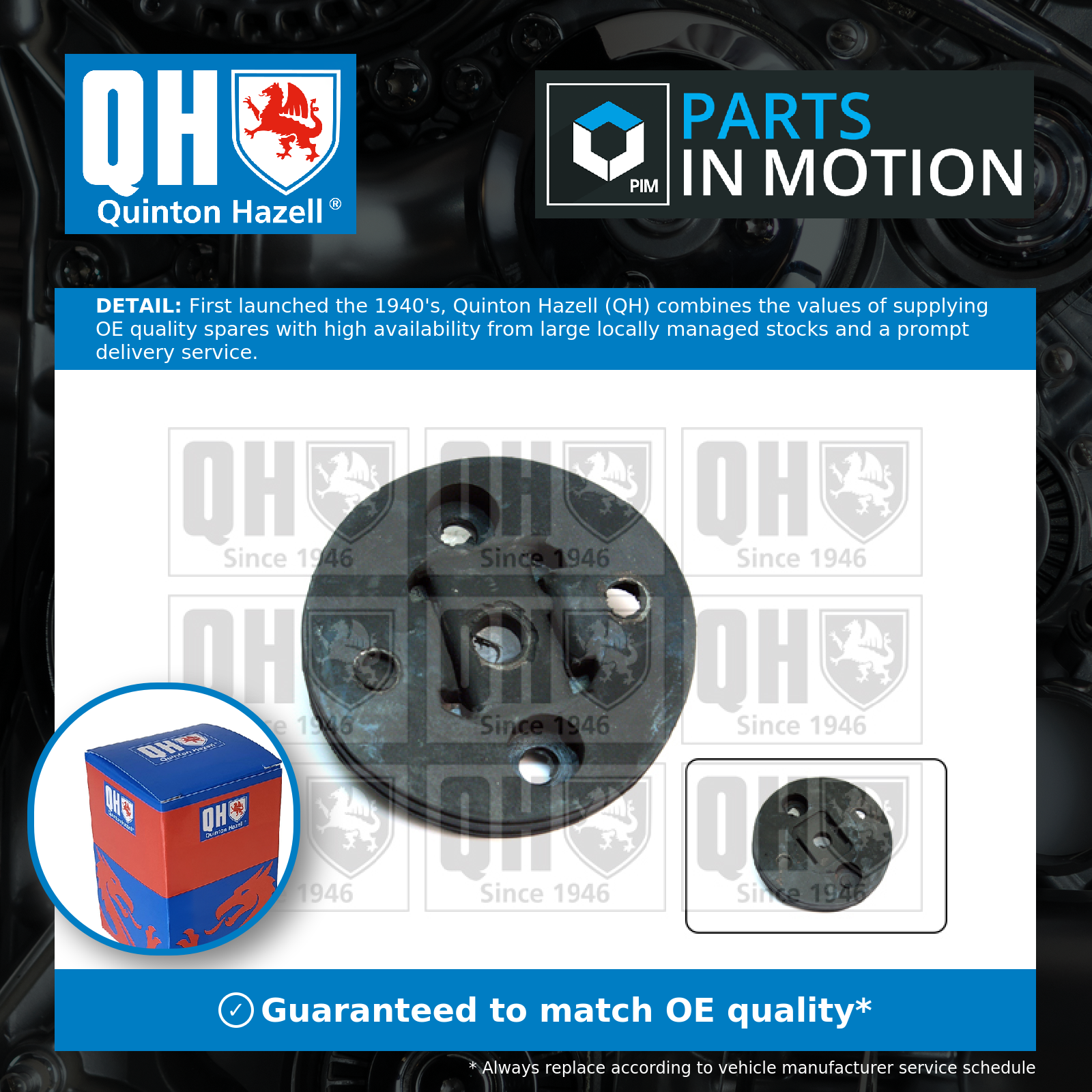 Quinton Hazell Steering Column Coupling EMD1630 [PM868164]