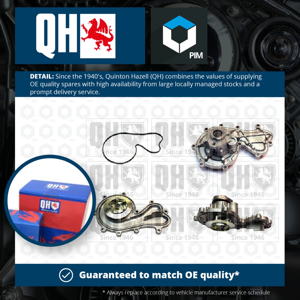 Quinton Hazell Water Pump QCP3839 [PM867140]