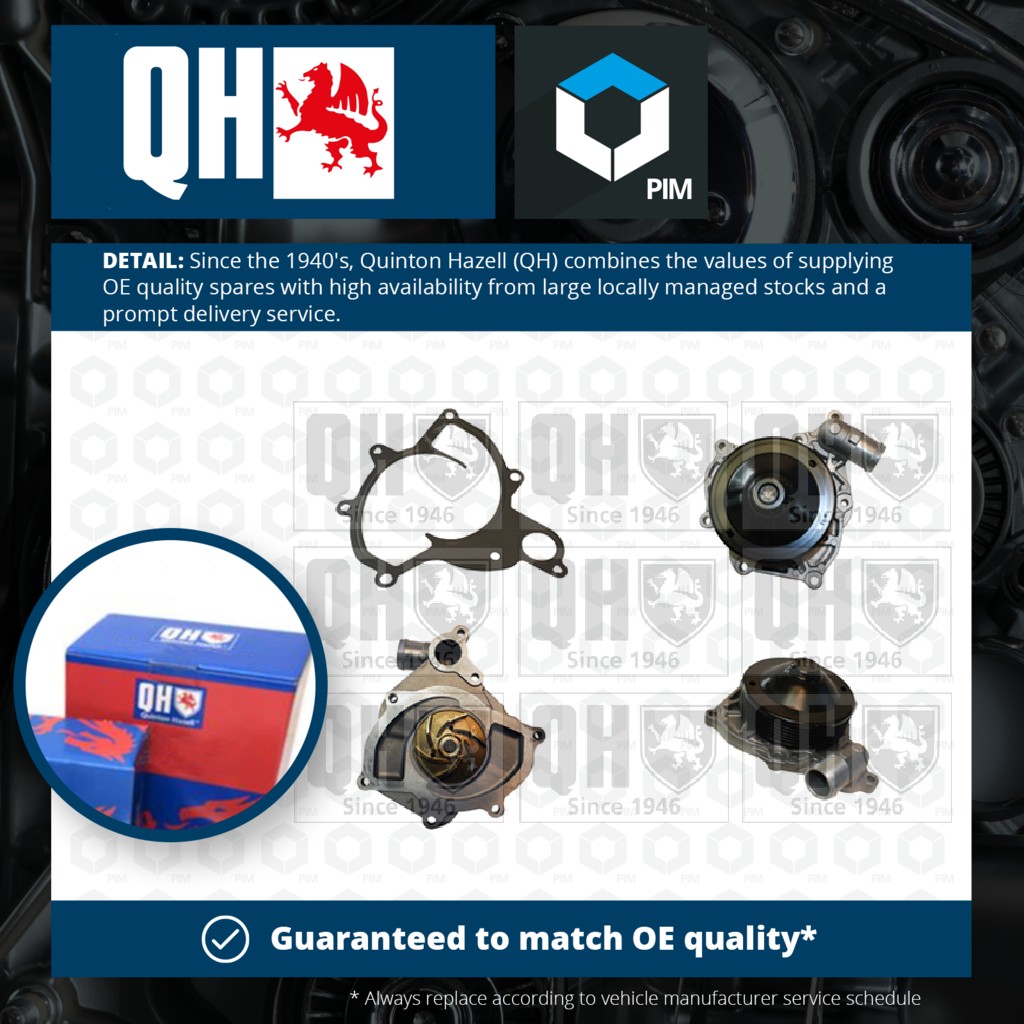Quinton Hazell Water Pump QCP3816 [PM867126]