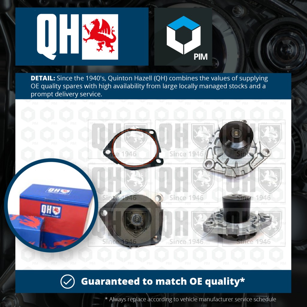 Quinton Hazell Water Pump QCP3777 [PM867095]