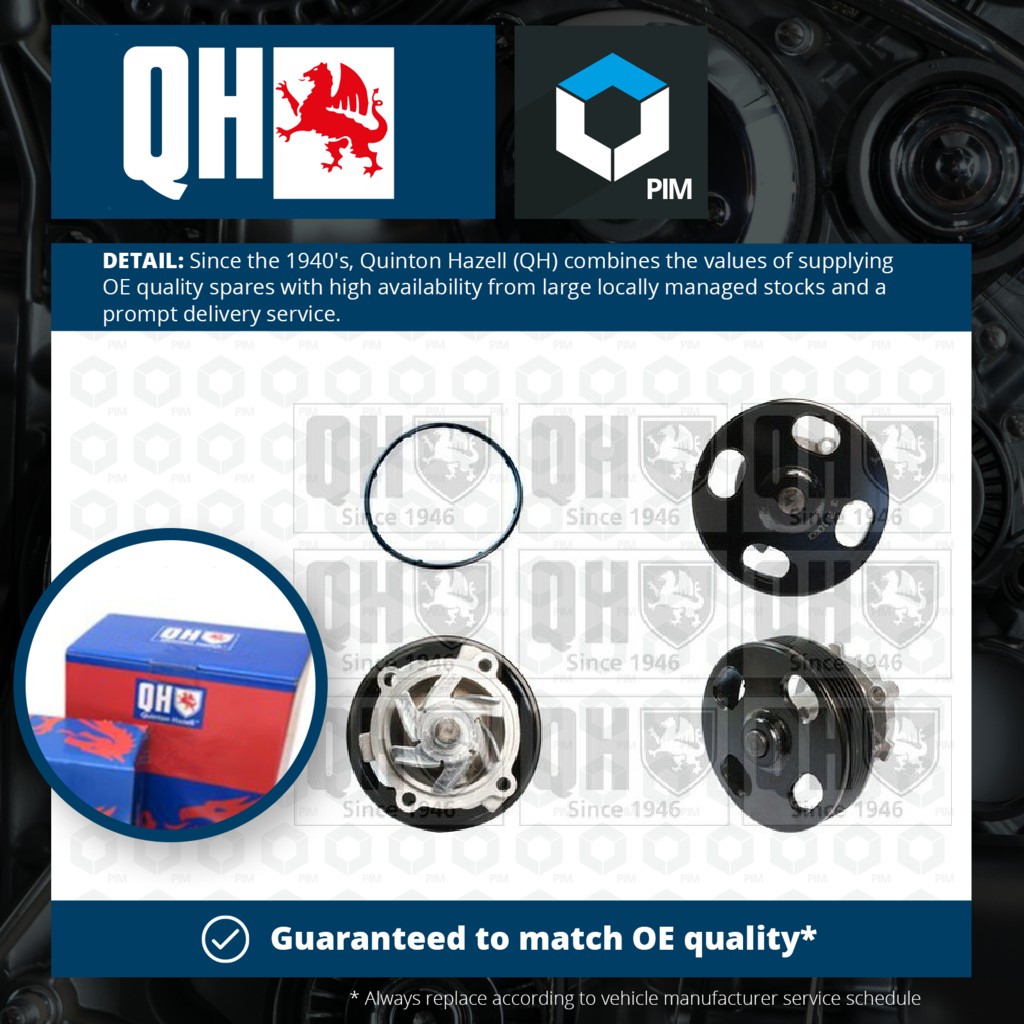 Quinton Hazell Water Pump QCP3768 [PM867088]