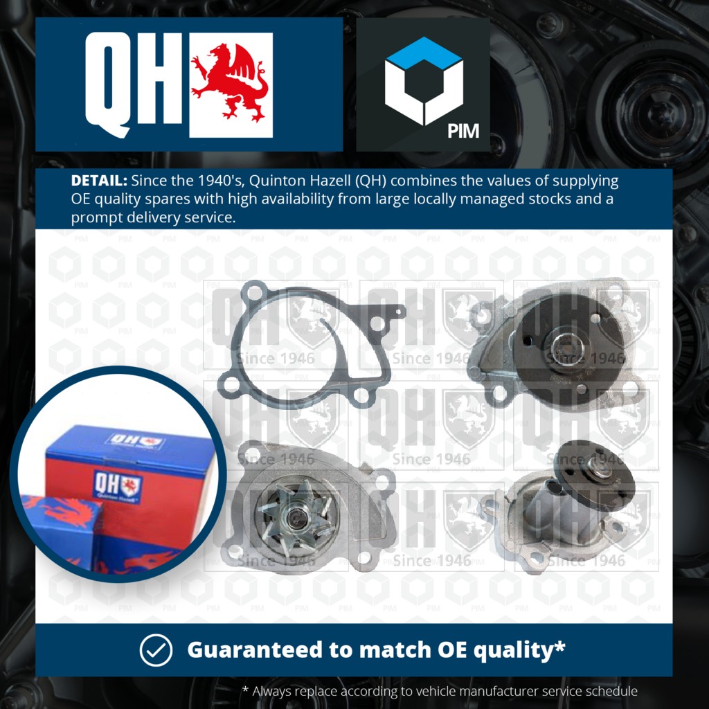 Quinton Hazell Water Pump QCP3708 [PM867037]