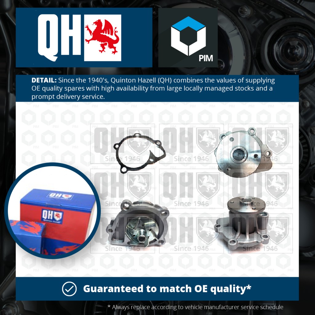 Quinton Hazell Water Pump QCP3706 [PM867035]