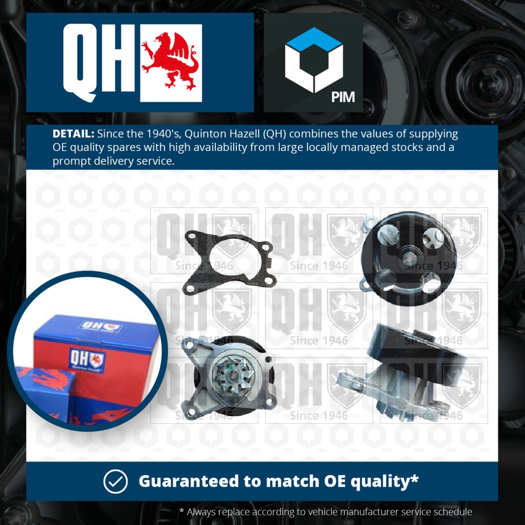 Quinton Hazell Water Pump QCP3691 [PM867021]