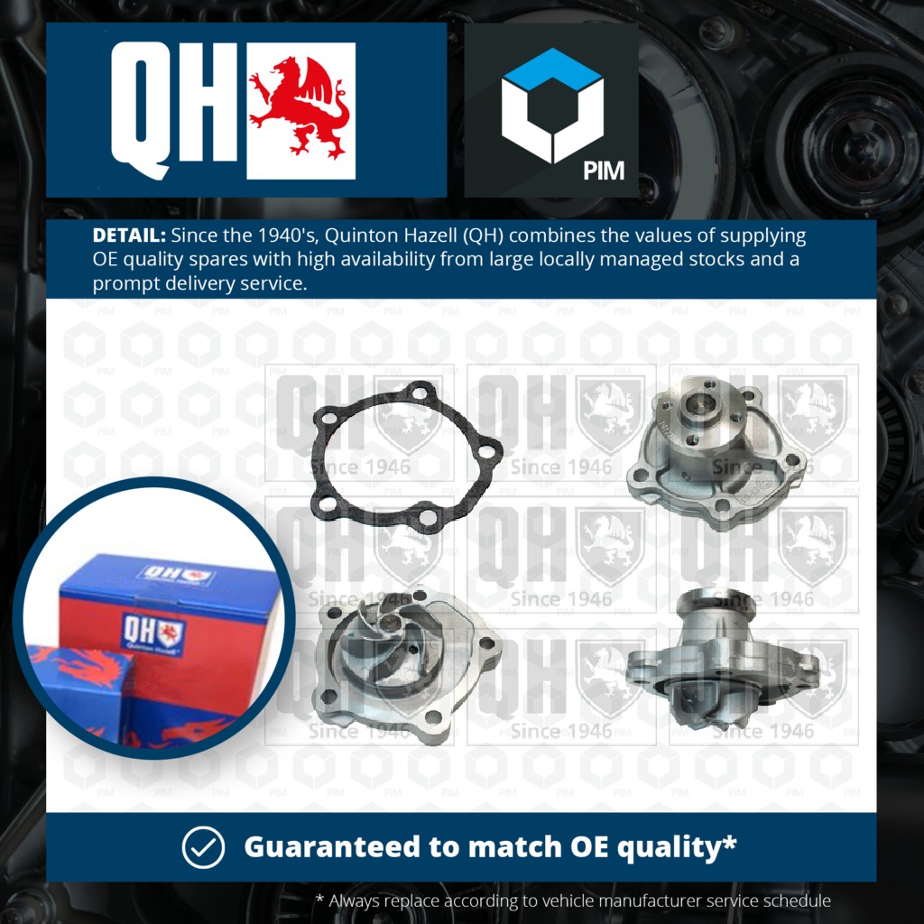 Quinton Hazell Water Pump QCP3575 [PM866973]