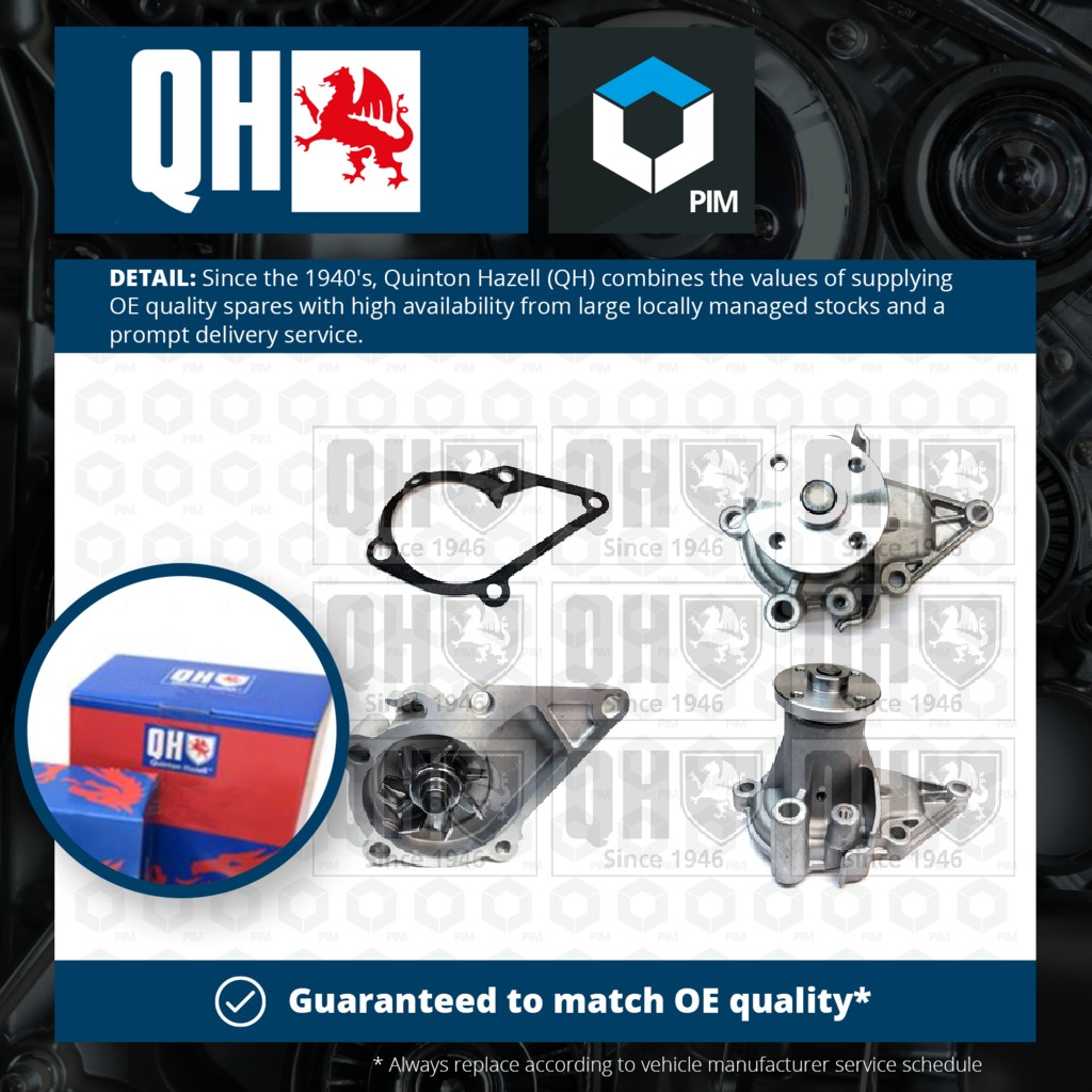 Quinton Hazell Water Pump QCP3488 [PM866957]