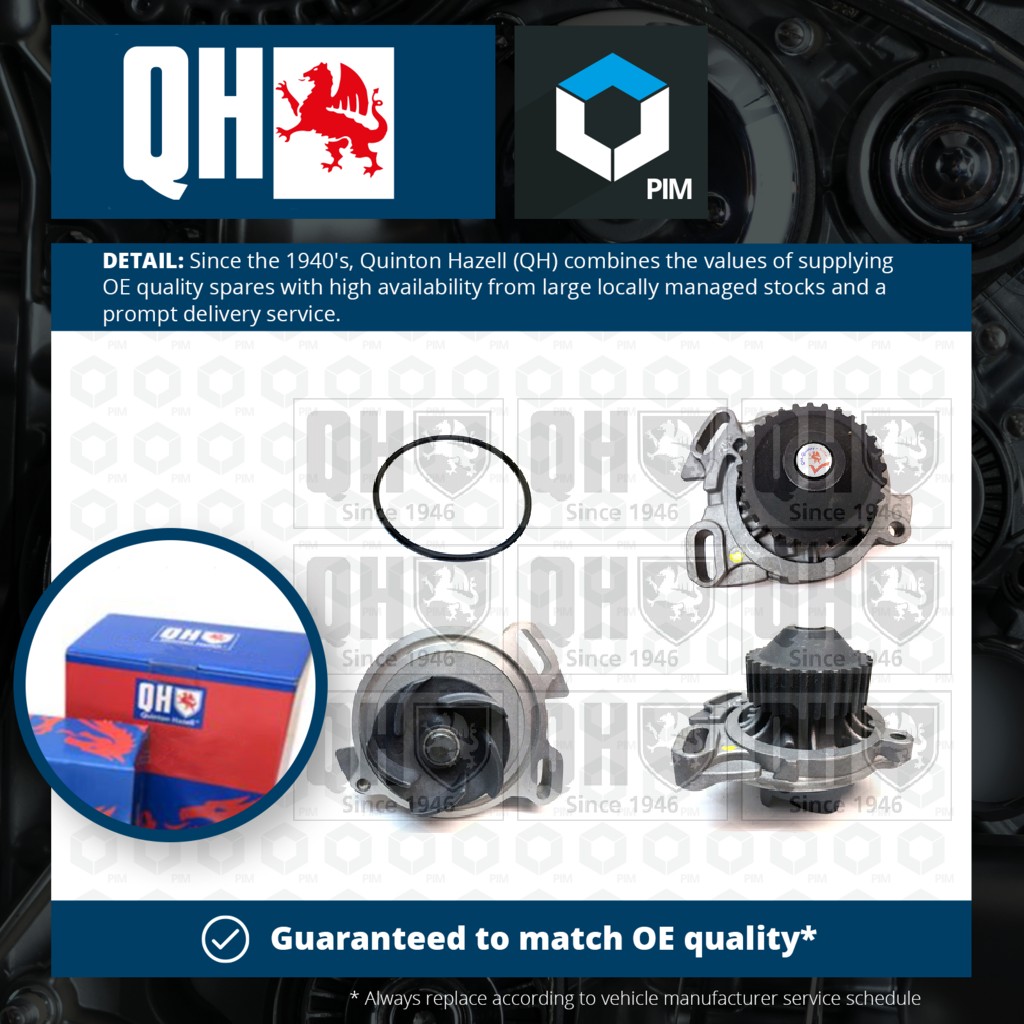 Quinton Hazell Water Pump QCP2645 [PM866902]