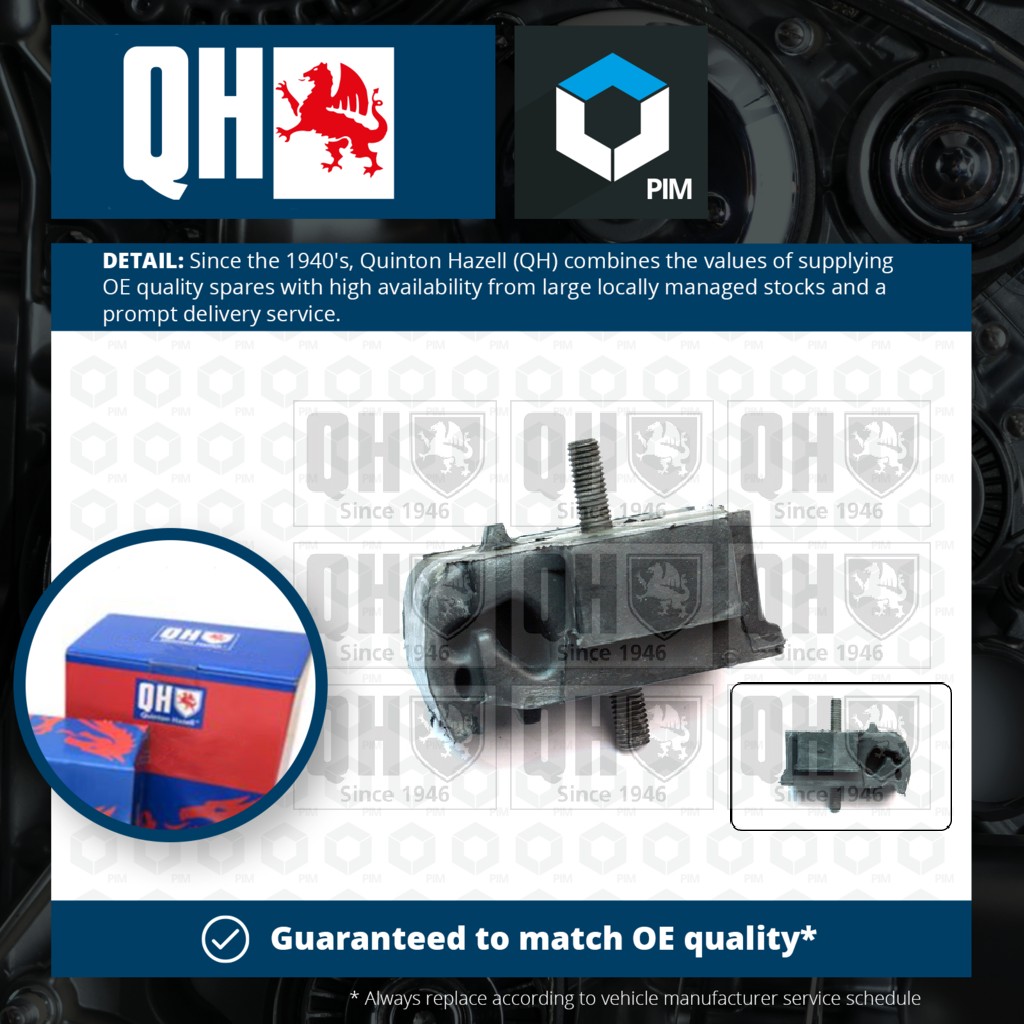 Quinton Hazell Gearbox Mounting EM4427 [PM865663]