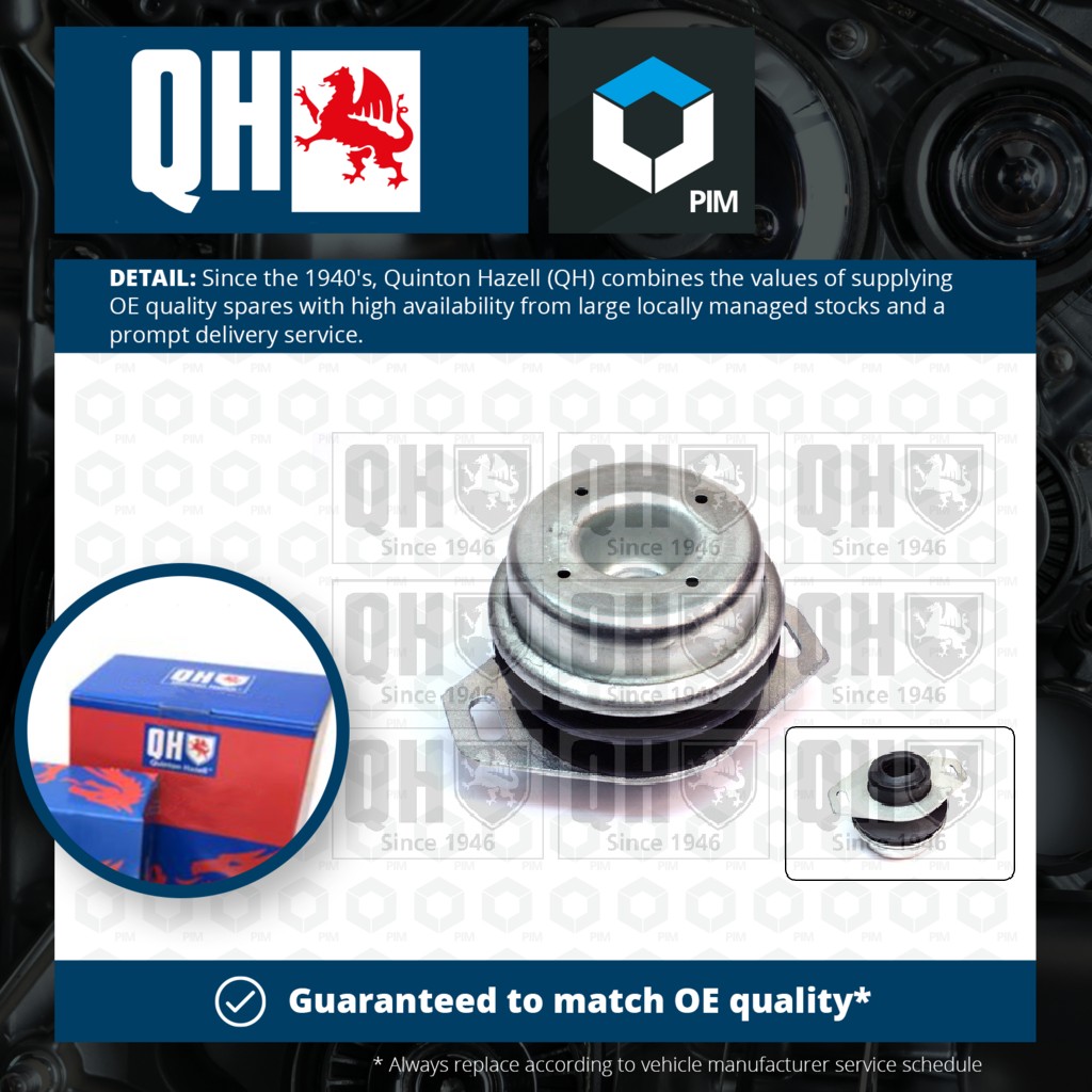 Quinton Hazell Gearbox Mounting Rear Upper, Left EM4241 [PM865640]