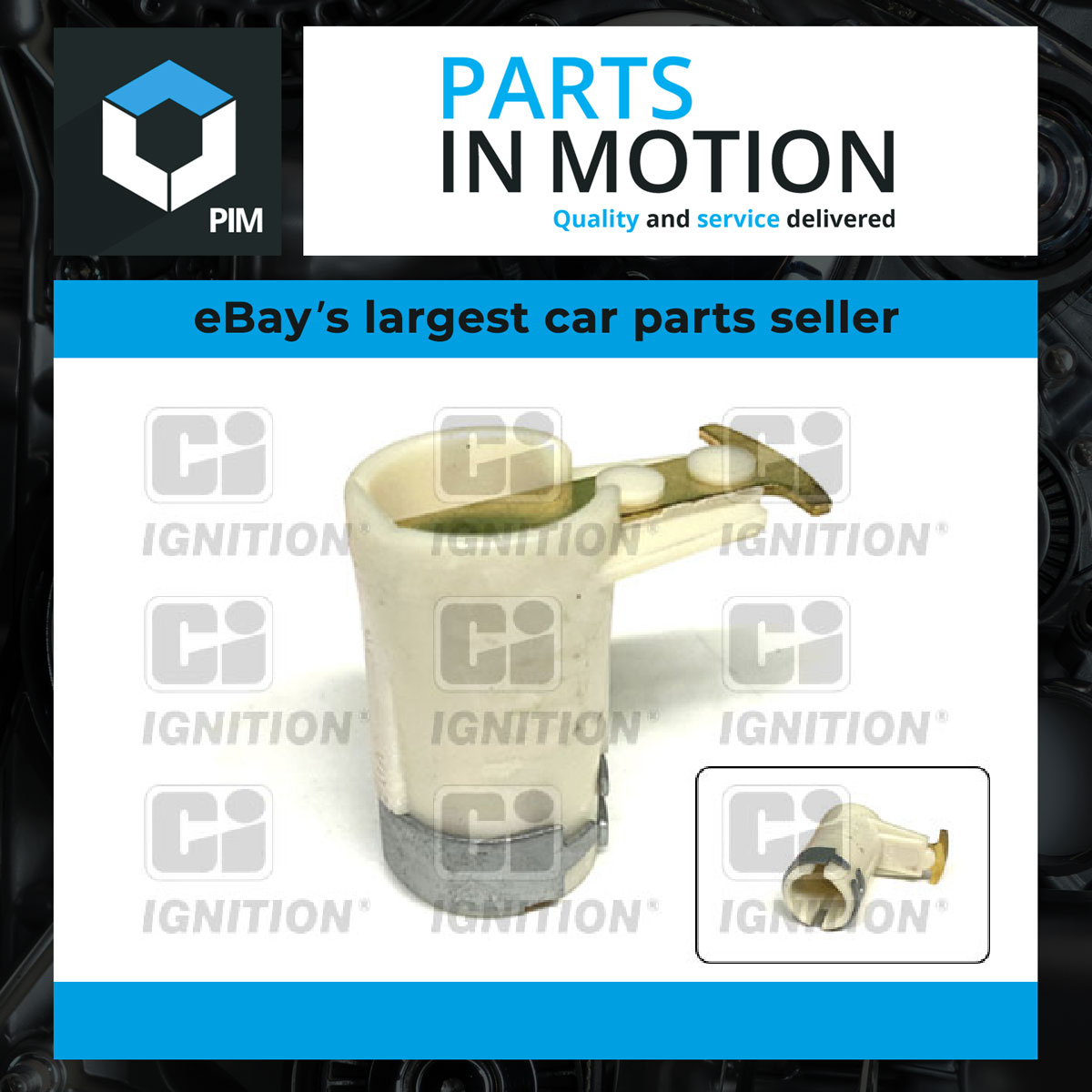 Rotor Arm fits RENAULT R19 53, Mk2 1.4 88 to 95 Distributor CI 7701034947 New - Image 11