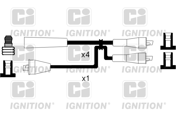 CI HT Leads Ignition Cables Set XC1013 [PM864885]