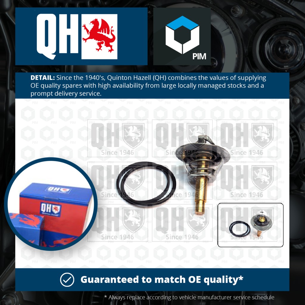 Quinton Hazell Coolant Thermostat QTH768K [PM864010]