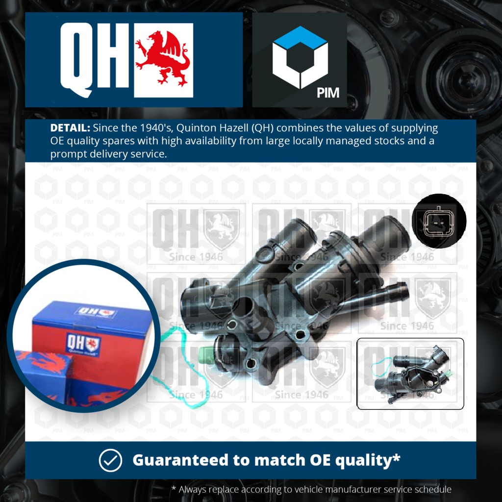 Quinton Hazell Coolant Thermostat QTH729K [PM863999]