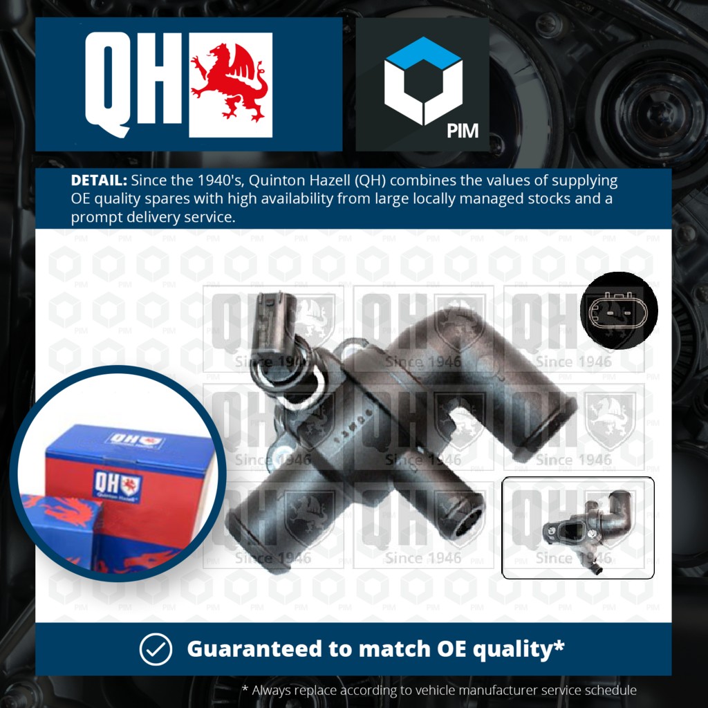 Quinton Hazell Coolant Thermostat QTH703K [PM863986]