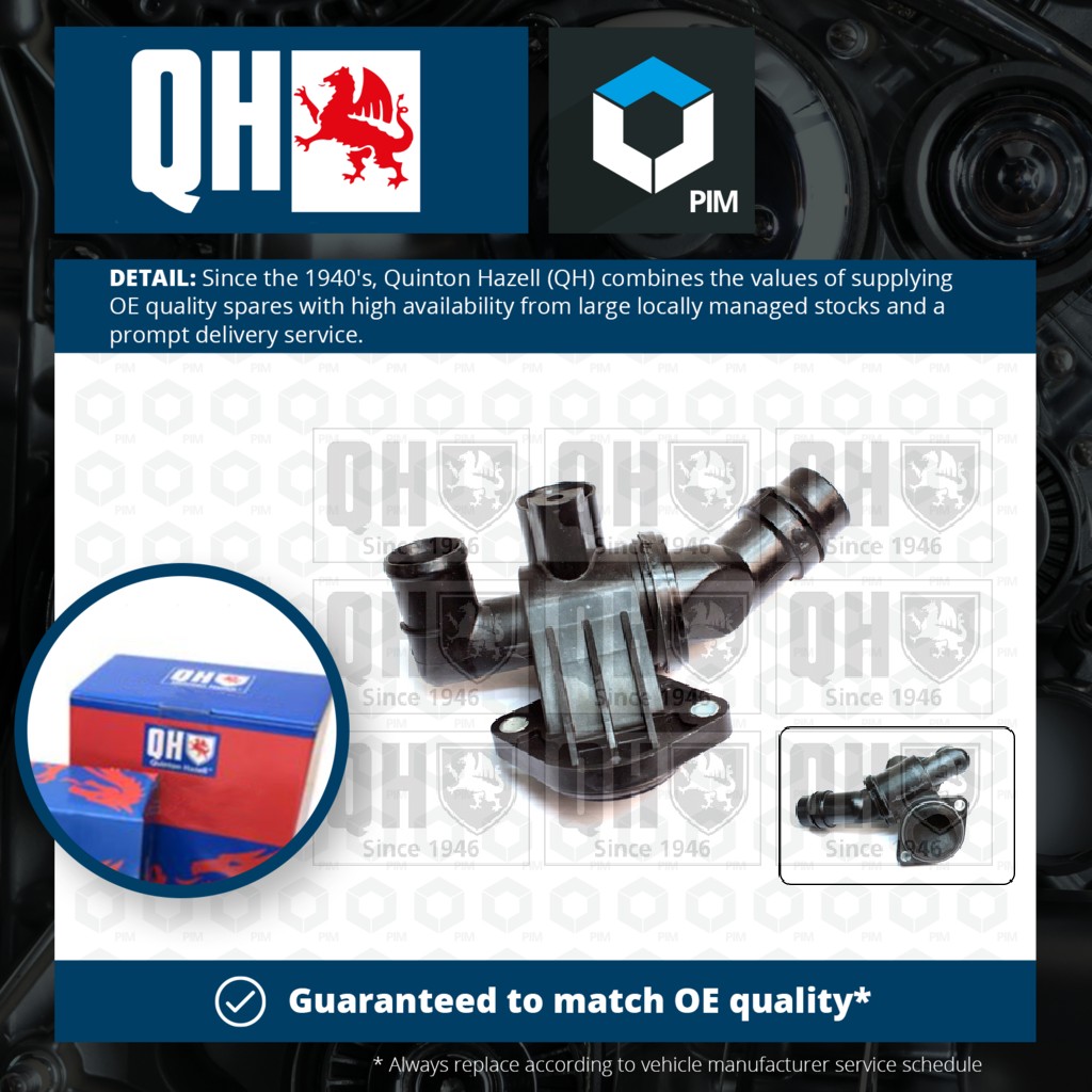 Quinton Hazell Coolant Thermostat QTH655K [PM863945]