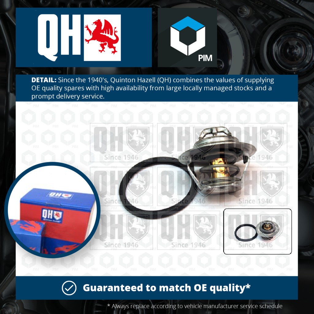 Quinton Hazell Coolant Thermostat QTH646K [PM863937]