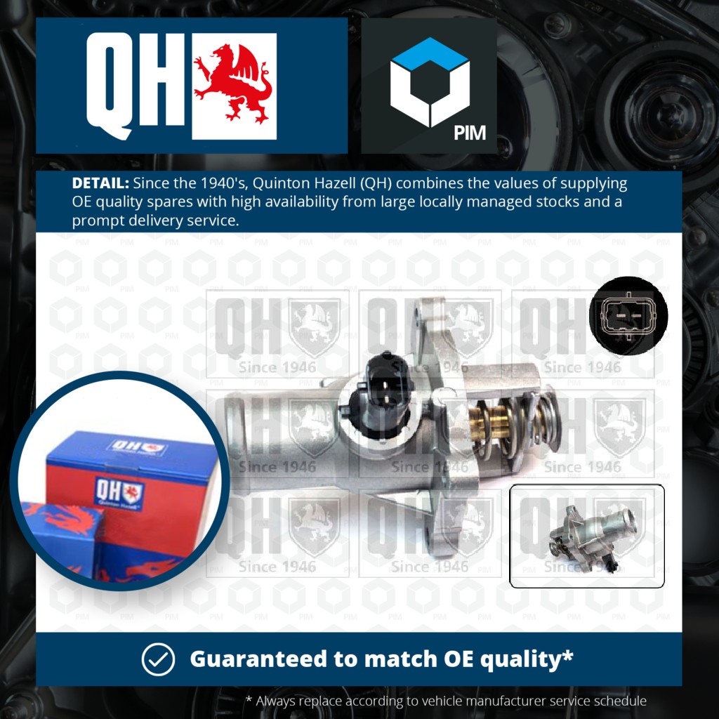 Quinton Hazell Coolant Thermostat QTH645K [PM863936]