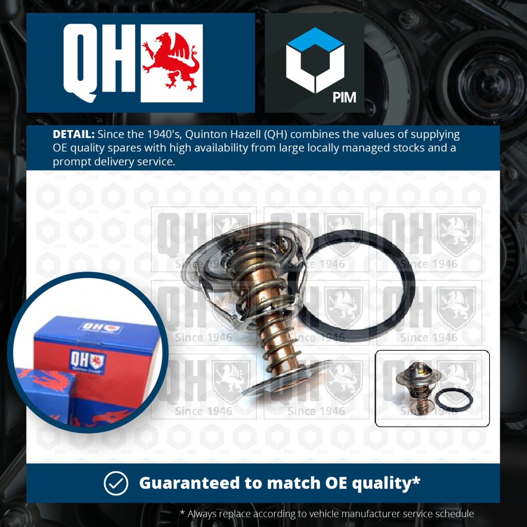 Quinton Hazell Coolant Thermostat QTH636K [PM863931]