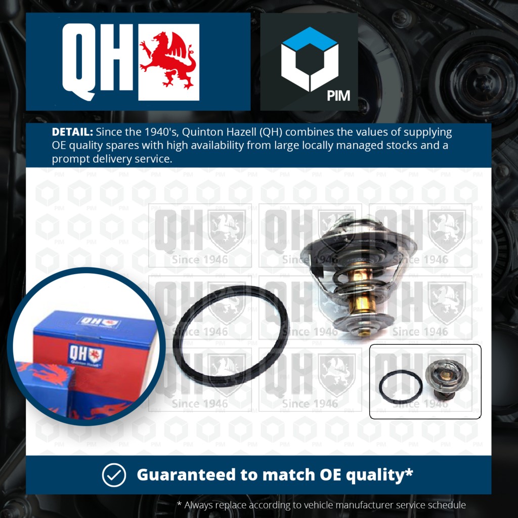Quinton Hazell Coolant Thermostat QTH606K [PM863915]