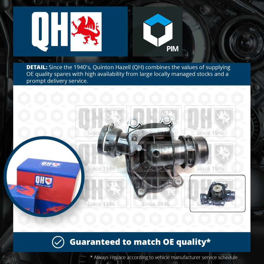 Quinton Hazell Coolant Thermostat QTH567K [PM863911]