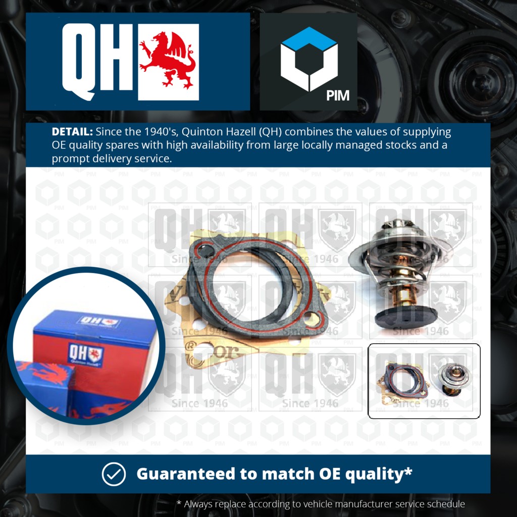 Quinton Hazell Coolant Thermostat QTH179K [PM863901]