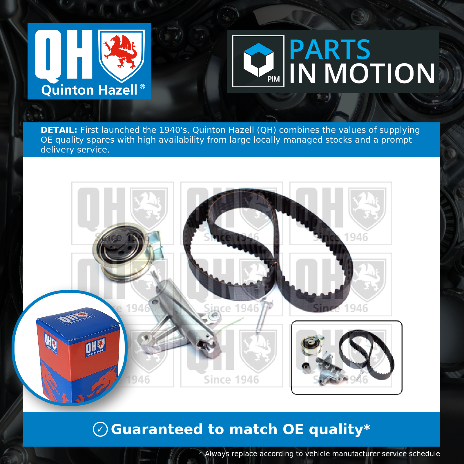 Quinton Hazell Timing Belt Kit QBK814 [PM859888]