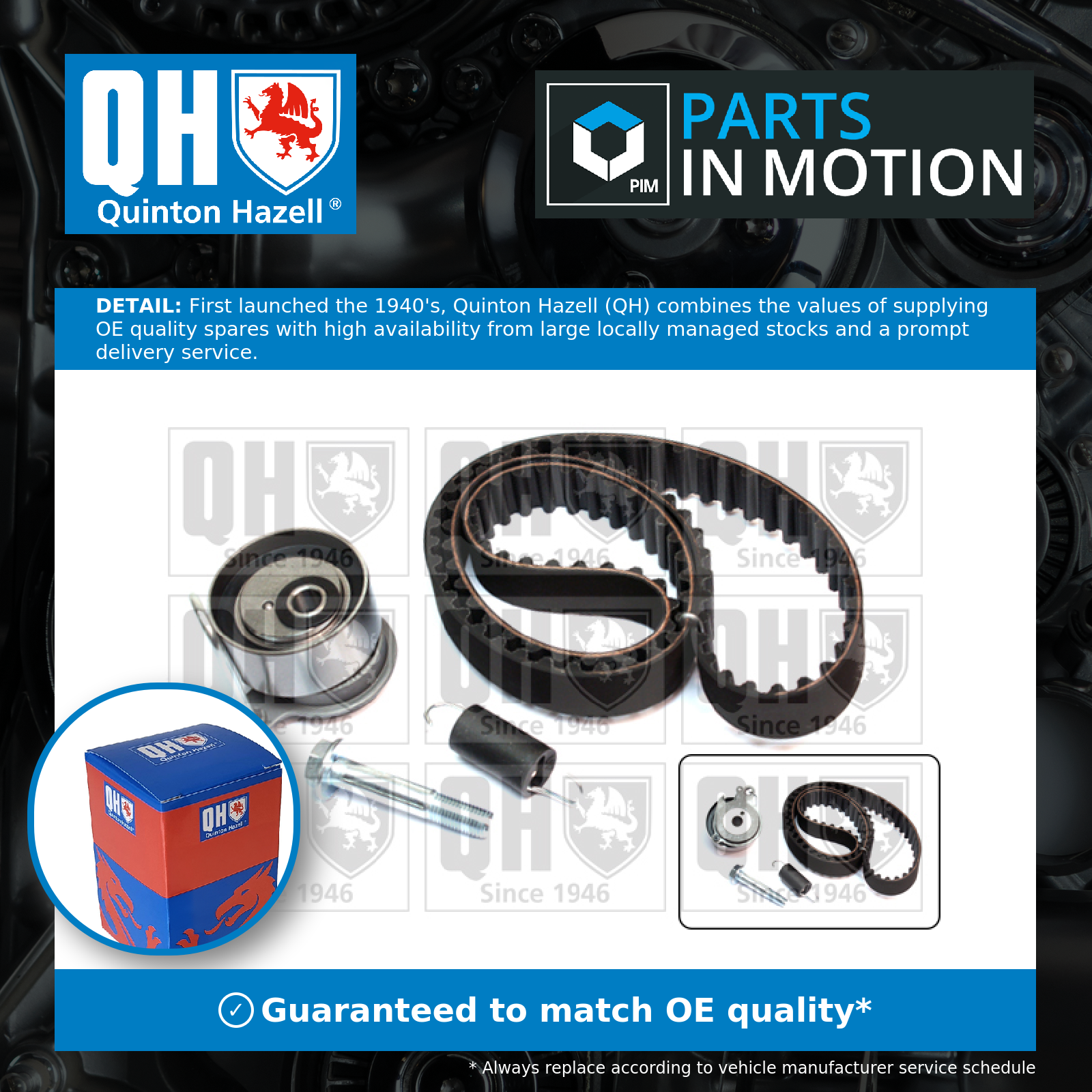 Quinton Hazell Timing Belt Kit QBK759 [PM859847]