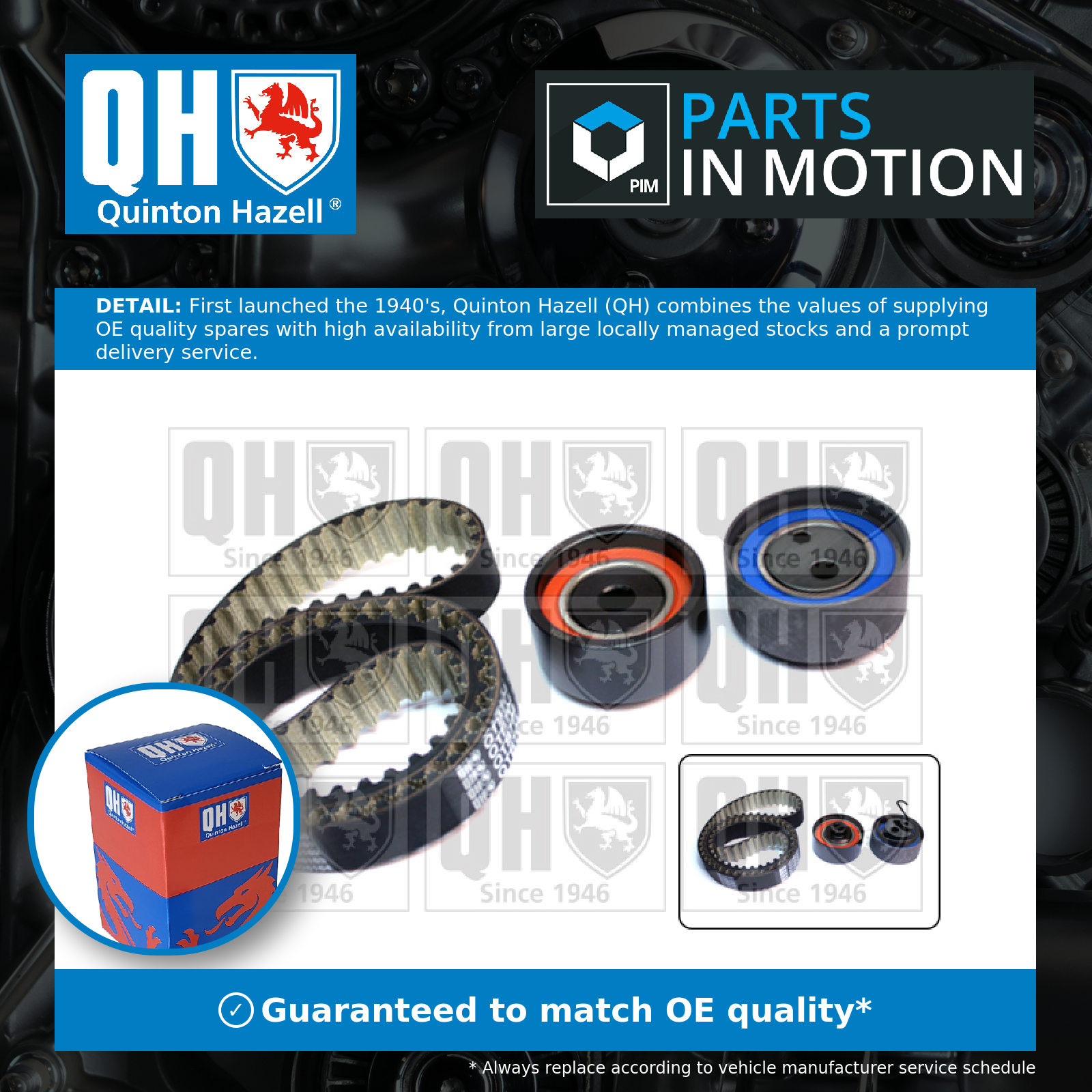 Quinton Hazell Timing Belt Kit QBK656 [PM859759]