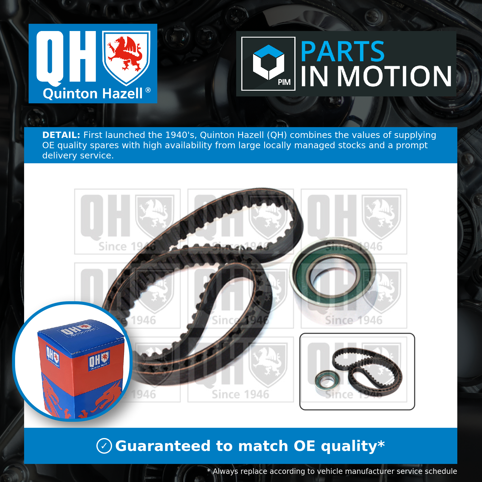 Quinton Hazell Timing Belt Kit QBK588 [PM859707]