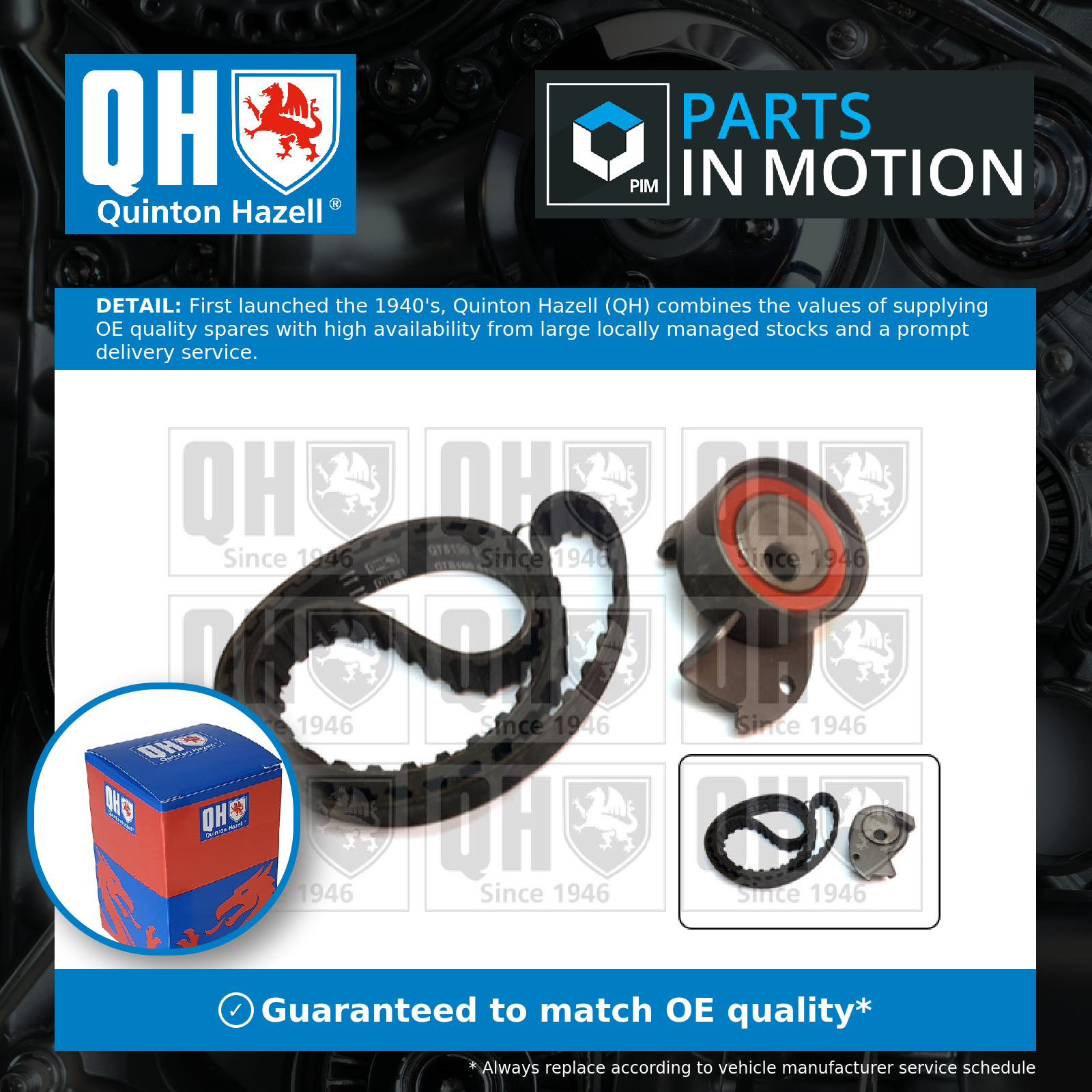Quinton Hazell Timing Belt Kit QBK569 [PM859693]