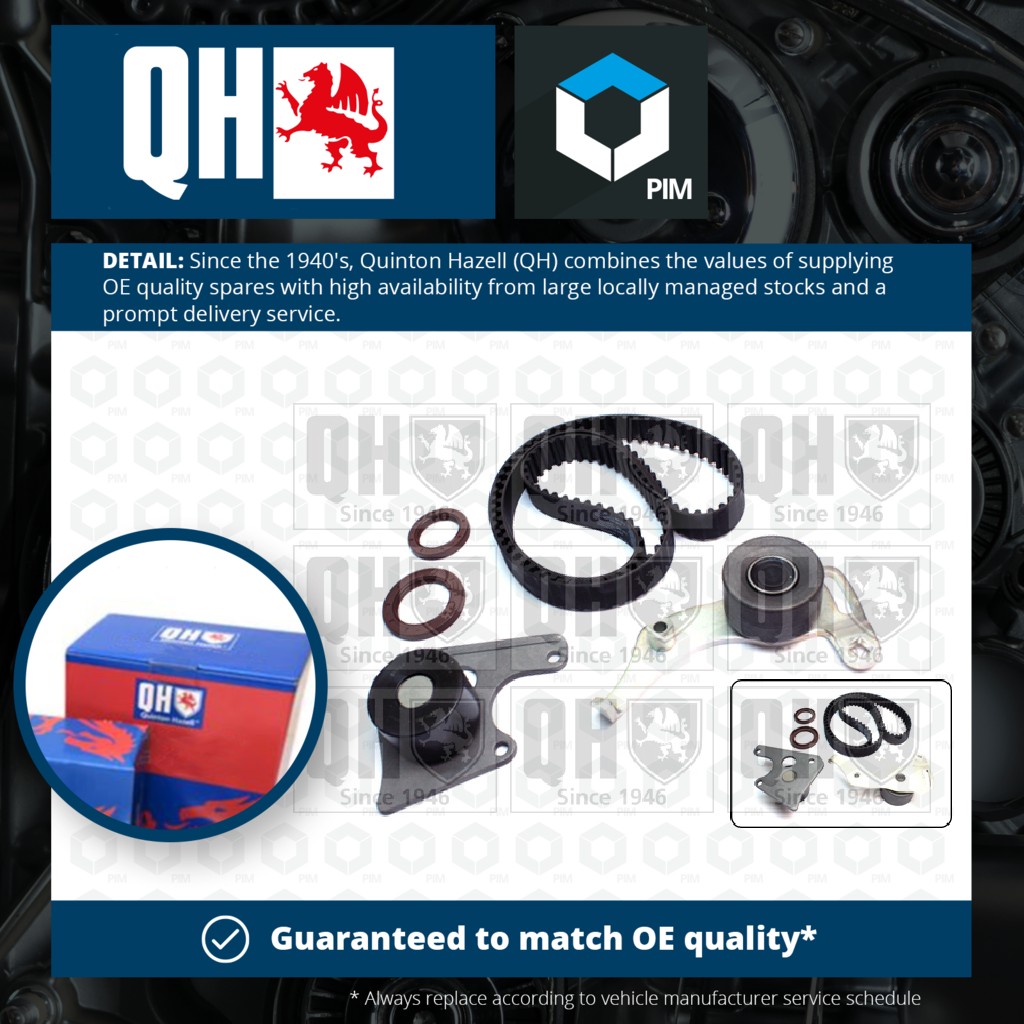Quinton Hazell Timing Belt Kit QBK127P [PM859637]