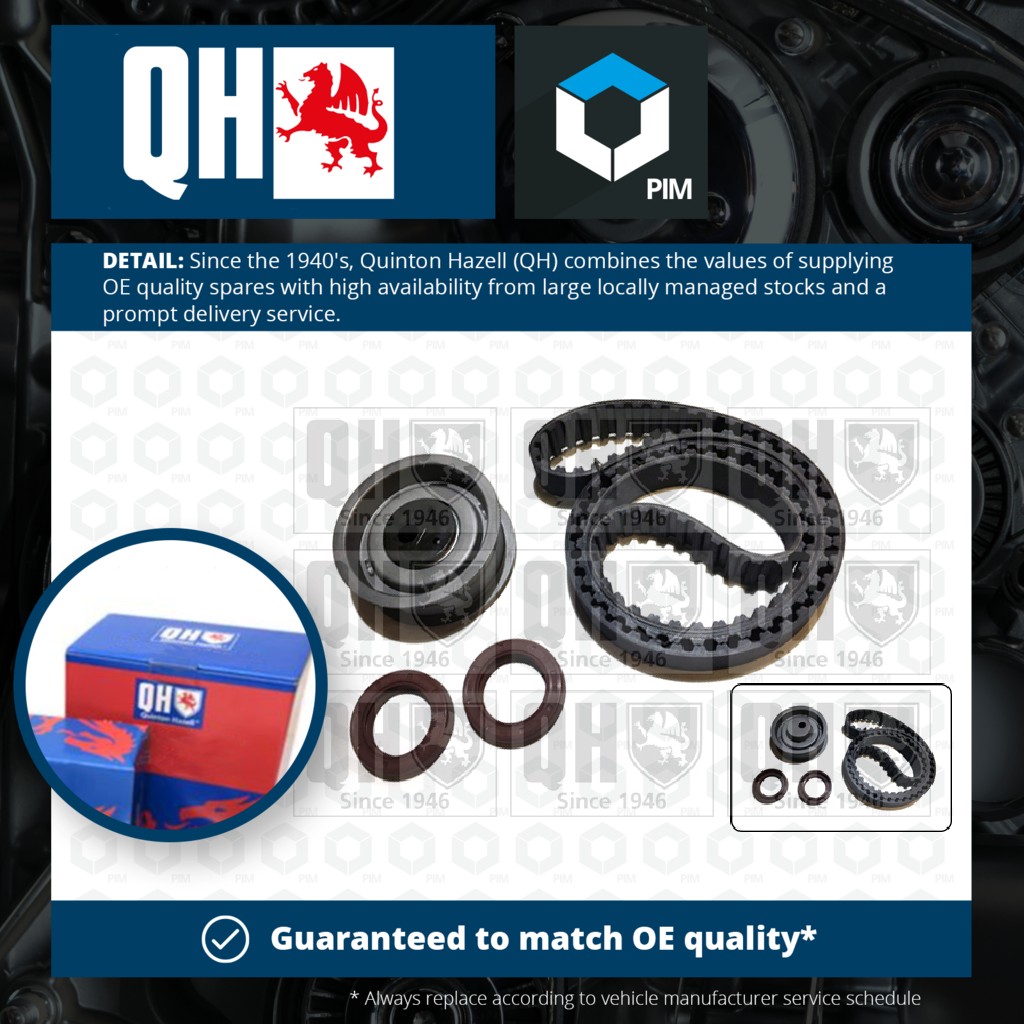 Quinton Hazell Timing Belt Kit QBK100P [PM859627]