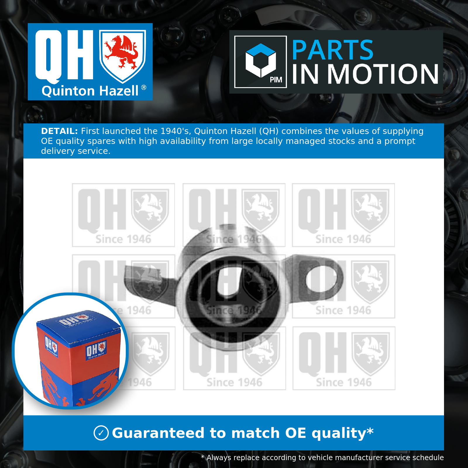 Quinton Hazell Timing Belt Tensioner QTT651 [PM859608]