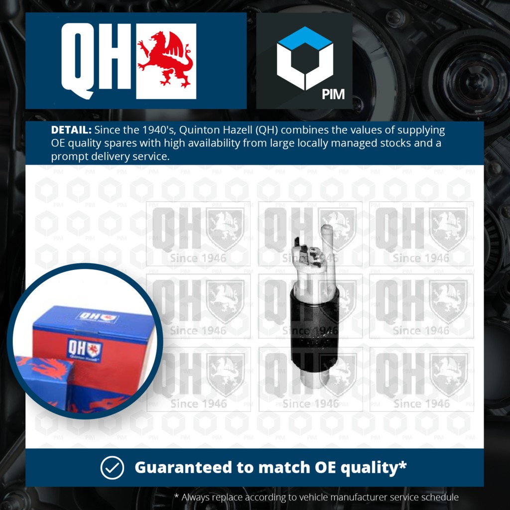 Quinton Hazell Fuel Pump QFP784 [PM858609]