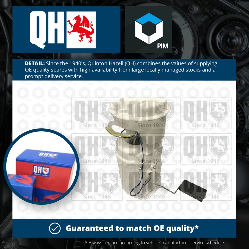 Quinton Hazell Fuel Pump QFP747 [PM858602]