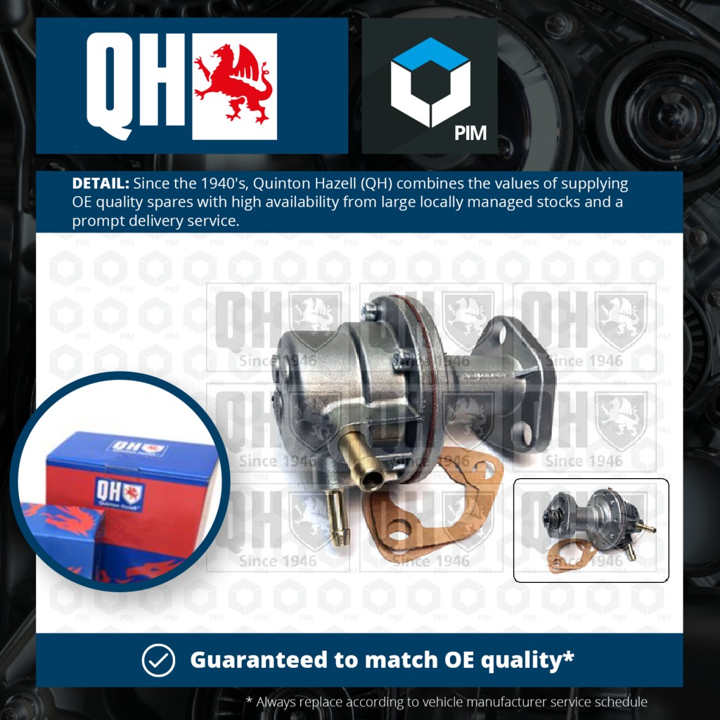 Quinton Hazell Fuel Pump QFP73 [PM858594]